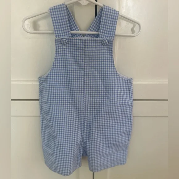 Anavini Blue and White Checked Overalls - Size 18Months - Picture 1 of 3
